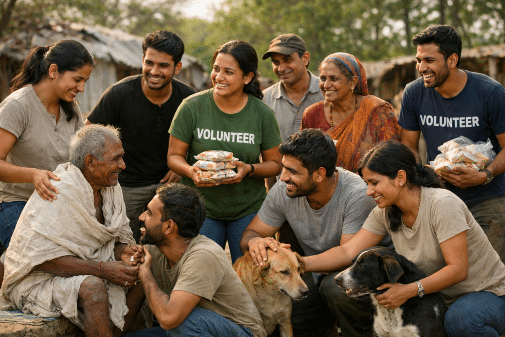 Indian NGO volunteers